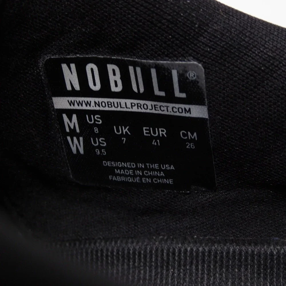NOBULL Outwork Training Shoes Black Crossfit Sneakers Mens 8 / Womens 9.5